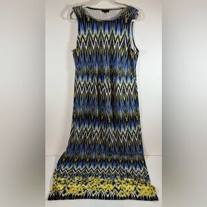 J. Jill Wearever  Women’s Collection Floral Hem Tank Maxi Size Large